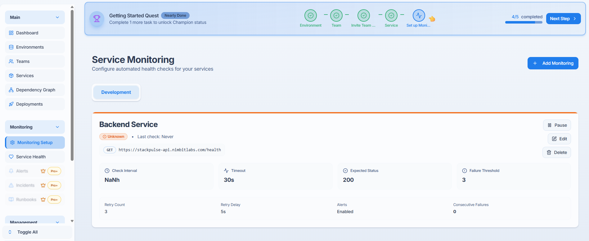 Configure Monitoring